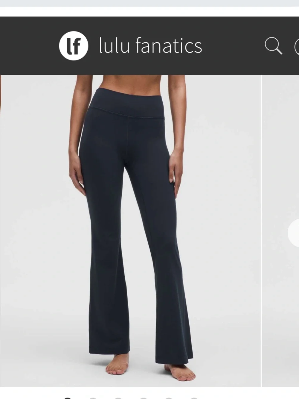 NWT Lululemon Groove Nulu High-Rise Flared Pant Sz 12 Regular True Navy Blue